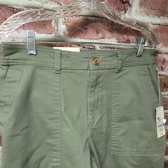 A New Day Utility Slim Pants | Women’s Size 10R | Gray Green High Rise Ankle - Picture 3 of 5